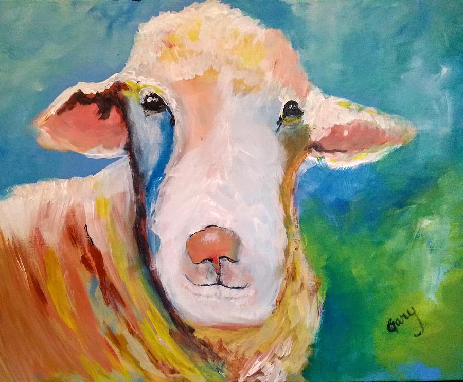 Sheepish Painting by Gary Smith
