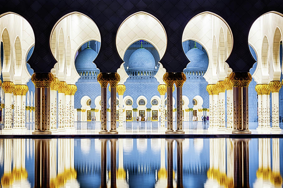 Sheikh Zayed Grand Mosque #2 Photograph by Nicole Young