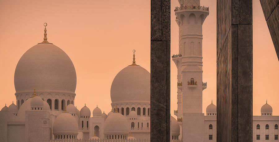 Architecture Photograph - Sheikh Zayed Grand Mosque by Ahmad Kaddourah