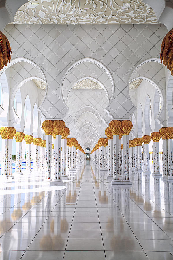 Sheikh Zayed Mosque Abu Dhabi Photograph by Yasir Nisar