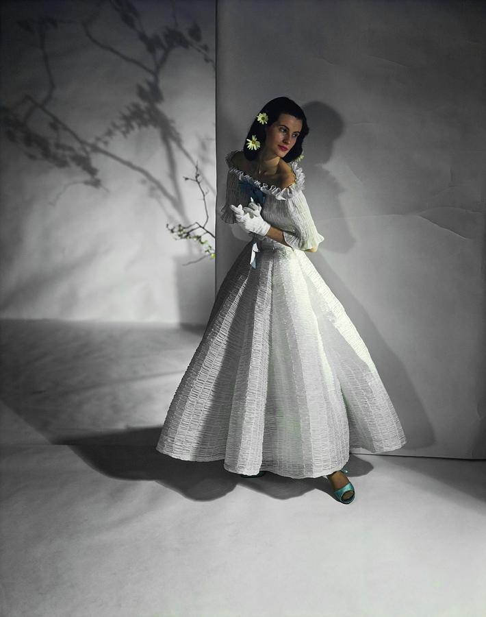 Sheila Ross In Ceil Chapman Photograph by Horst P. Horst