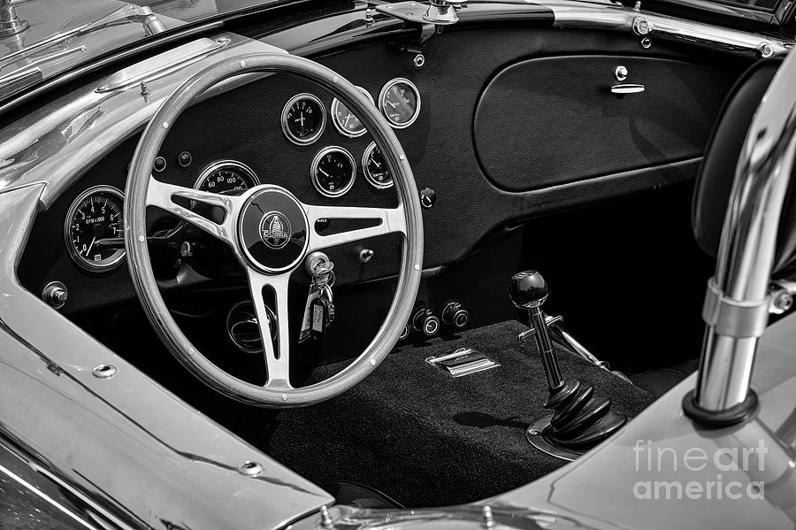 Shelby Cobra Interior Photograph by Dennis Hedberg