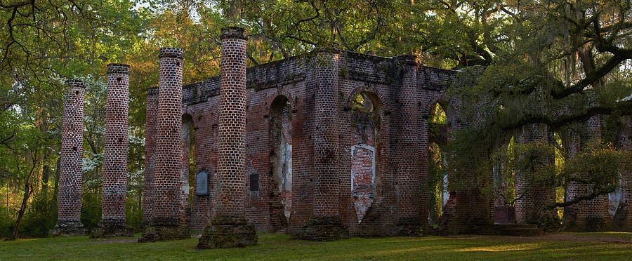 Sheldon Church Ruins at Dawn Photograph by Jon Glaser