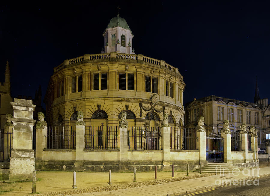 Sheldonian Theatre Oxford Photograph by Tim Gainey