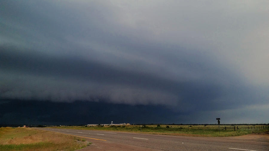 Shelf Cloud in Quanah, Texas Photograph by Ally White - Pixels