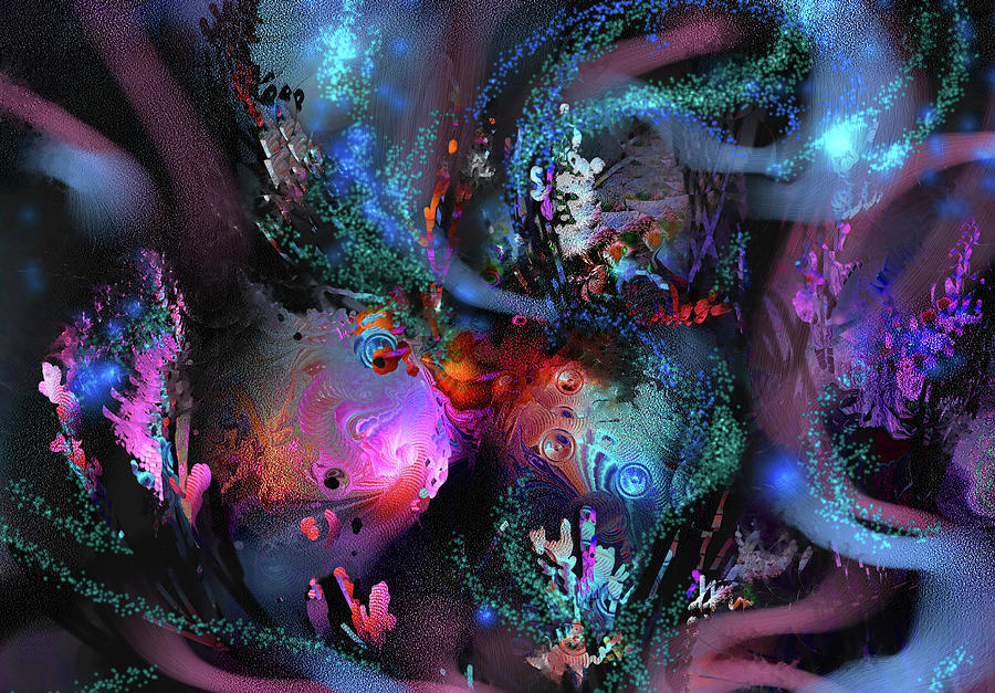 Abstract Digital Art - Shell 3 by Natalia Rudzina