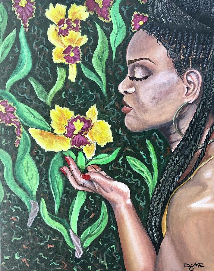 Shell Be Loved Painting by Dominique Antoinette