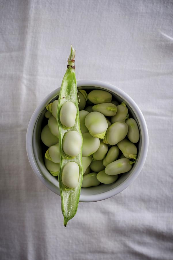 Shelled Broad Beans Photograph by Nitin Kapoor