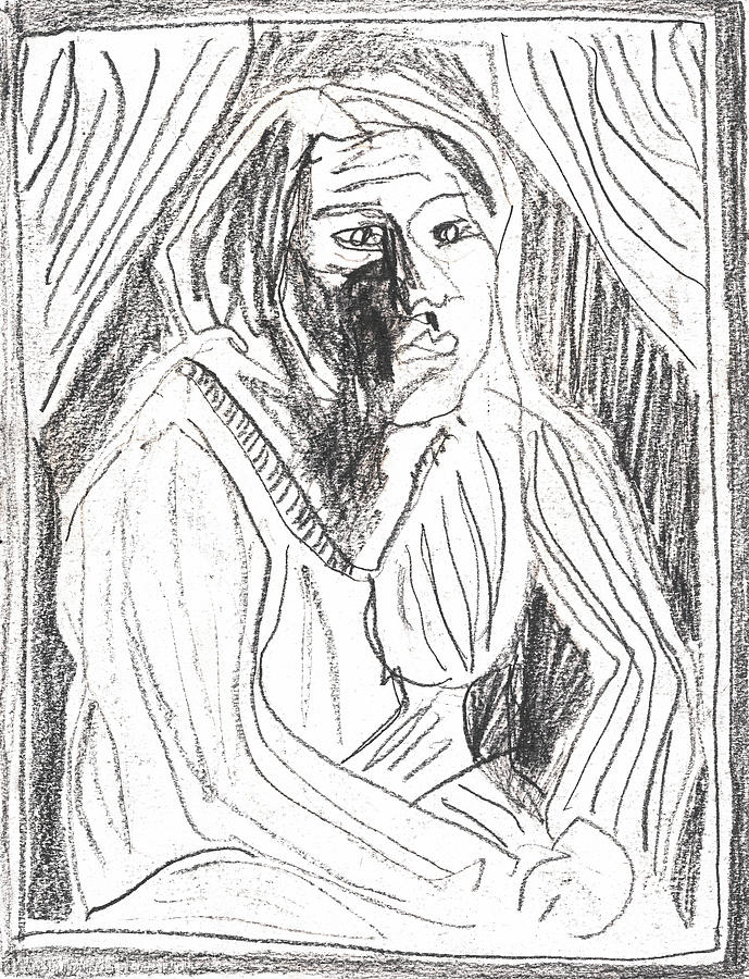 Shelley again Drawing by Edgeworth Johnstone