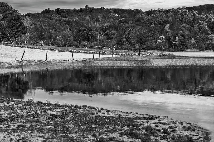 Sheppard Pond NJ BW BW Photograph by Susan Candelario