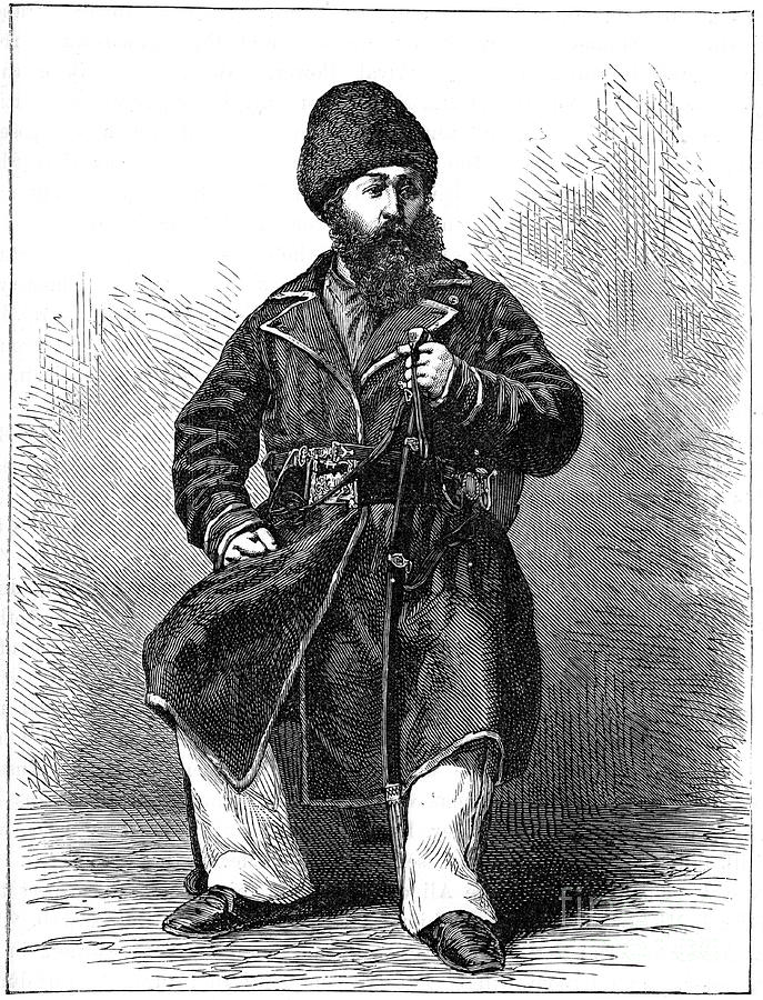 Sher Ali Khan, Emir Of Afghanistan Drawing by Print Collector