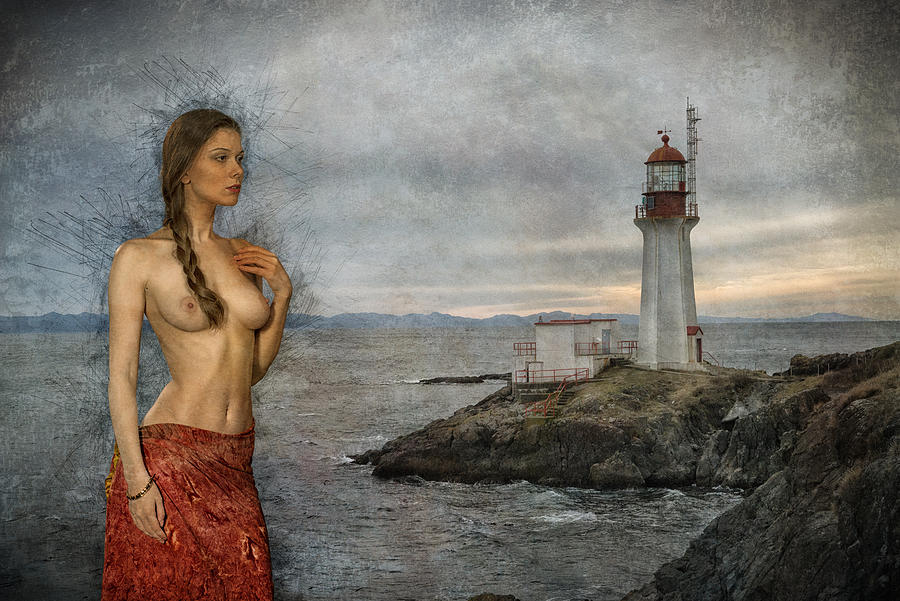 Nude Photograph - Sheringham Point Light by Tom Gore
