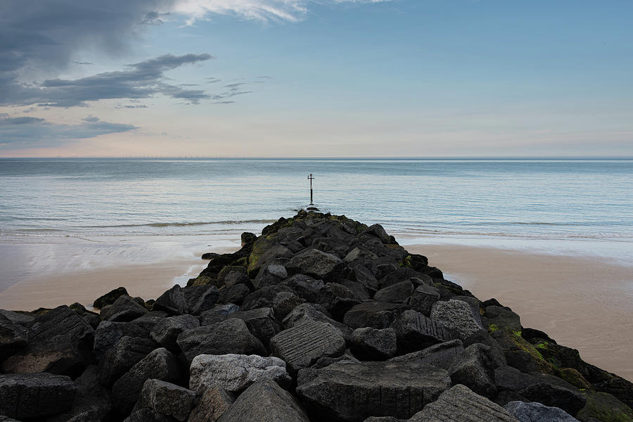 Sheringham rocks Photograph by Scott Lyons