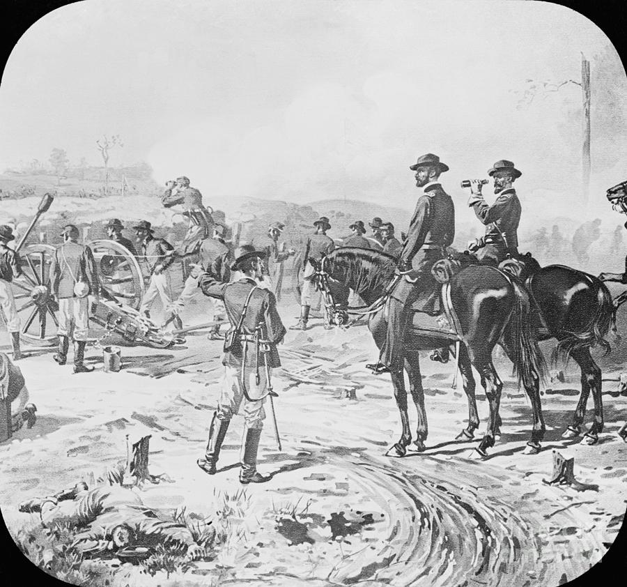 Sherman Commanding Troops Photograph by Bettmann