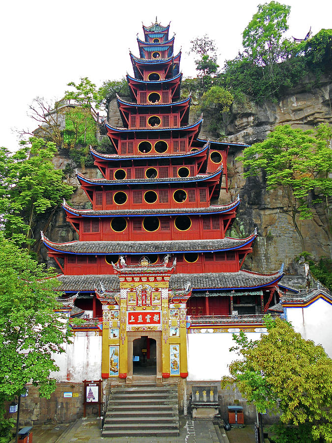 Shibaozhai Pagoda 37 Photograph by Ron Kandt - Fine Art America