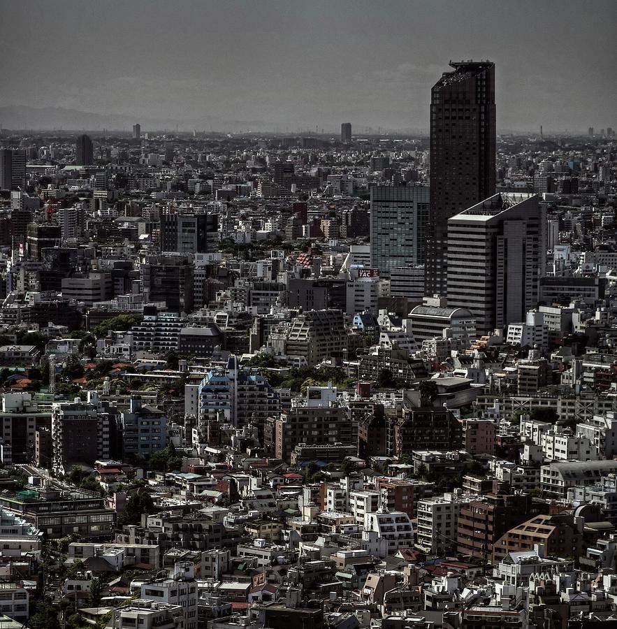 Shibuya Cityscape Photograph by Chris Jongkind