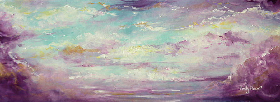 Abstract Painting - Shimmer by Emily Louise Heard