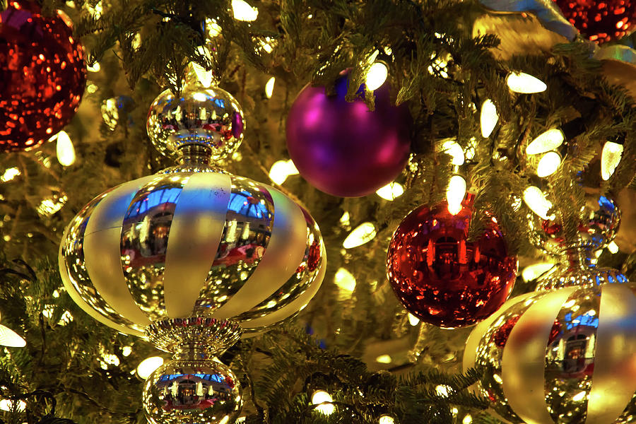 Shimmering Christmas Decorations Photograph by Tatiana Travelways