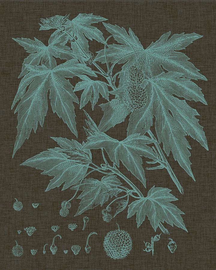 Charcoal Painting - Shimmering Leaves Vii by Vision Studio