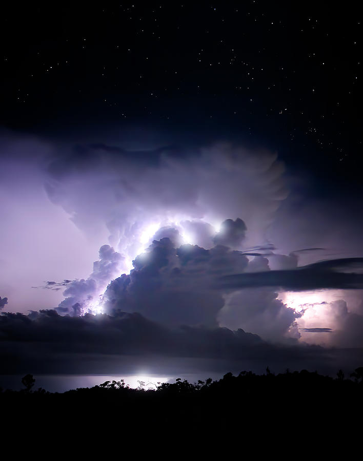 Shimmering Thunderhead  Photograph by Mark Andrew Thomas