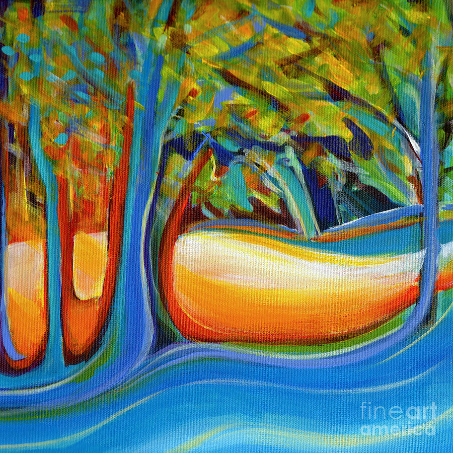 Shimmering Whispers Painting by Tanya Filichkin