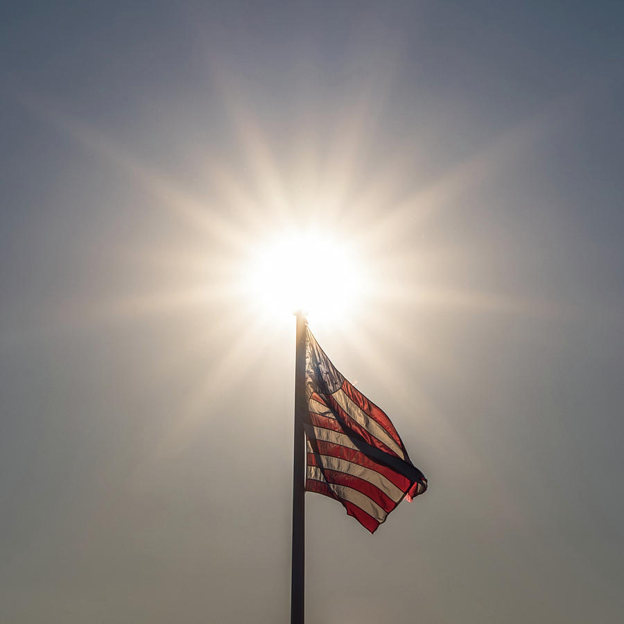 Shine Bright American Flag Photograph by Terry DeLuco