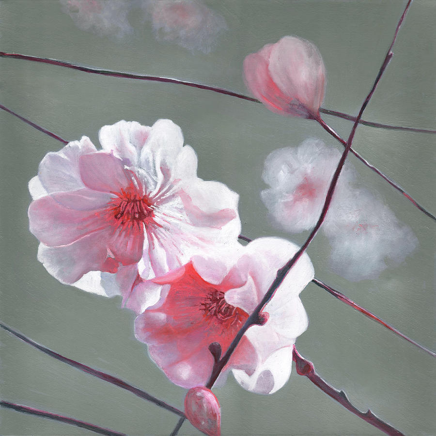Blossom Painting - Shining start by Helen White Blossom Painting - Shining start by Helen White