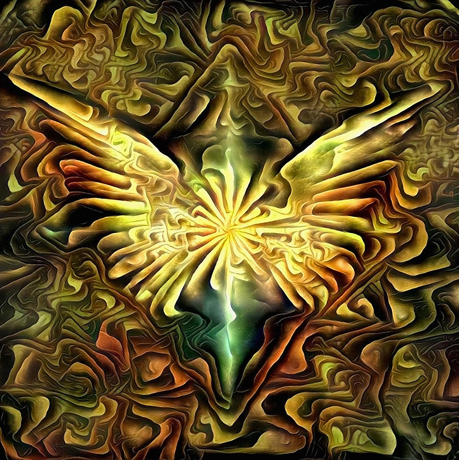 Shining Wings Digital Art