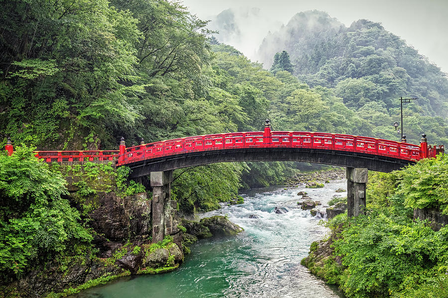 Shinkyo Bridge Photograph by Bill Chizek