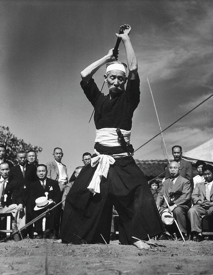 Vintage Photograph - Shinto Dance by Margaret Bourke-White