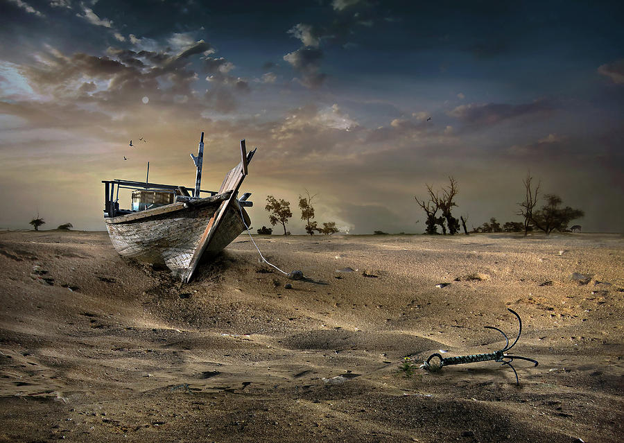 Ship In The Desert Photograph by Sulaiman Almawash