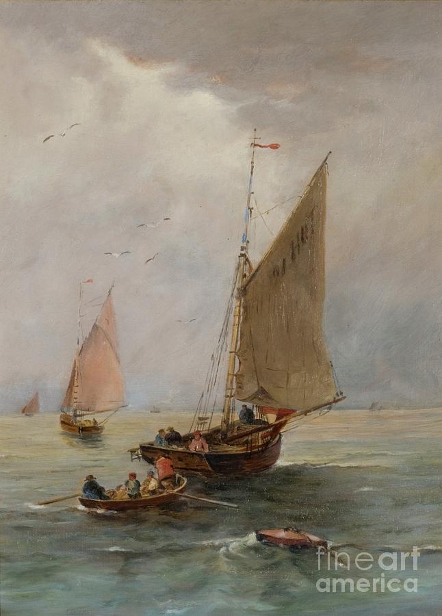 Ship mary Painting by Thomas H. Hair