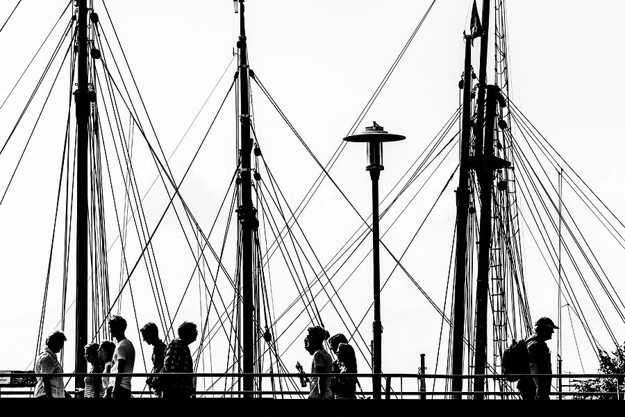 Ship Masts Digital Art by Helge Bias