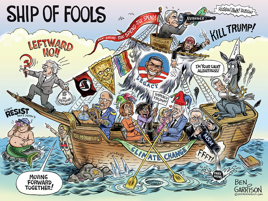 Ship Of Fools Drawing by GrrrGraphics ART - Fine Art America