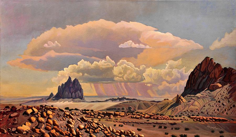Shiprock Vista Painting by Art West
