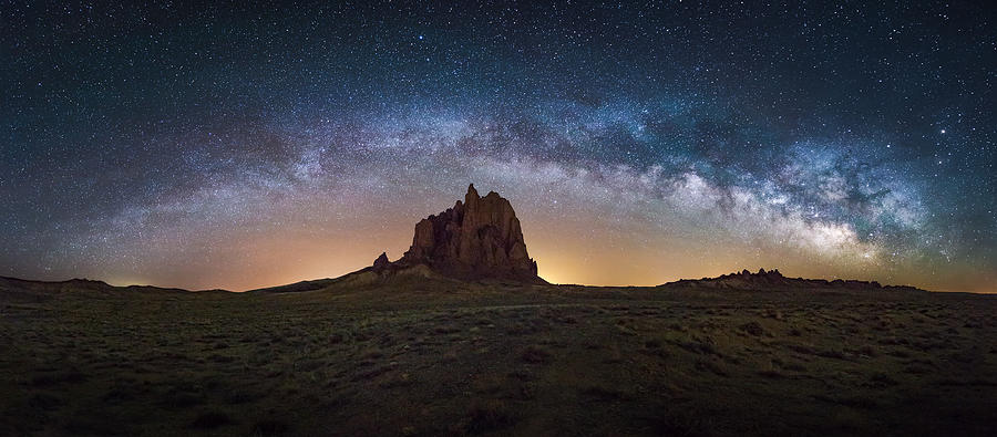 Shiprock Photograph by Willa Wei