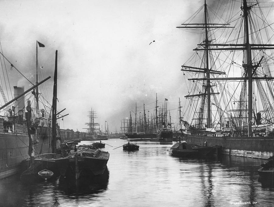 Ships Photograph by London Stereoscopic Company