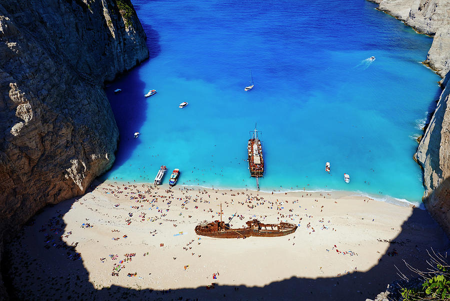 Shipwreck Beach, Zante, Greece Digital Art by Bruno Morandi - Fine Art ...