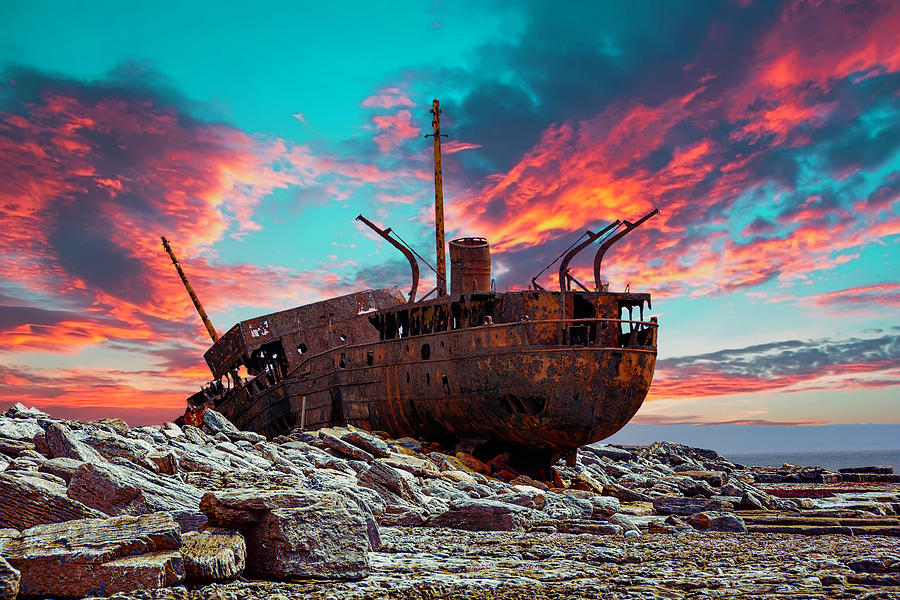 Shipwrecked Photograph by Steve Snyder