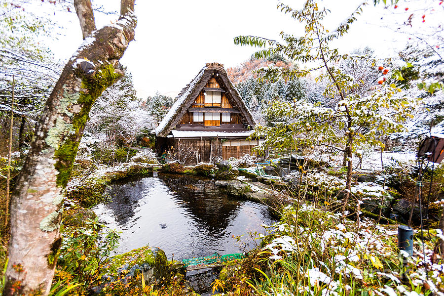 Winter Photograph - Shirakawa The Shirakawa-go by Titipongpwl Winter Photograph - Shirakawa The Shirakawa-go by Titipongpwl
