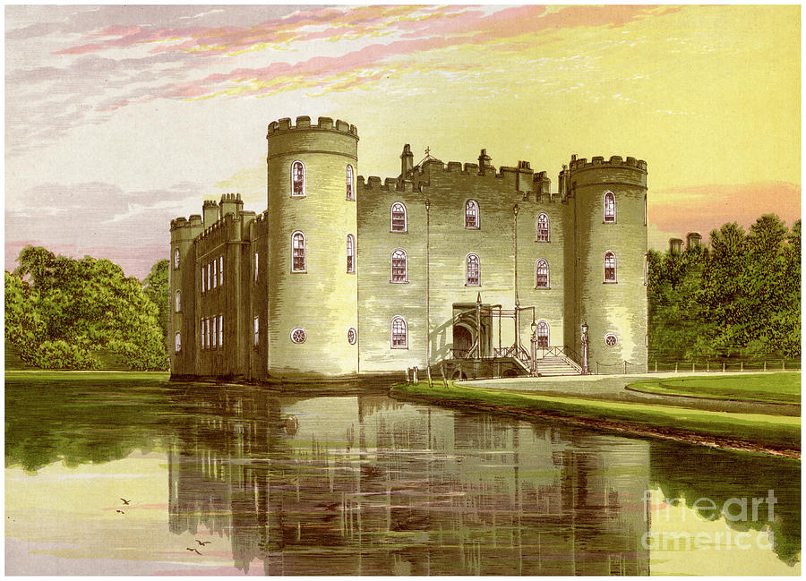 Shirburn Castle, Oxfordshire, Home Drawing by Print Collector