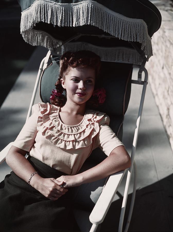 Shirley Temple At Home Photograph by Earl Theisen Collection
