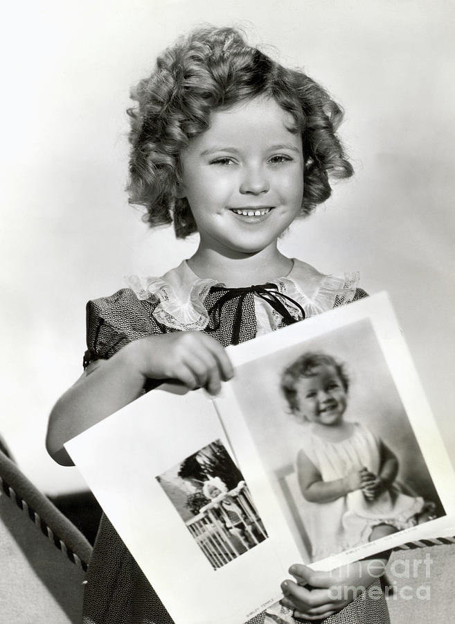 Shirley Temple Holding Baby Pictures Photograph by Bettmann