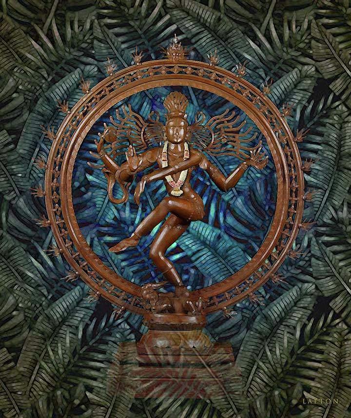 Shiva Nataraja Digital Art by Richard Laeton