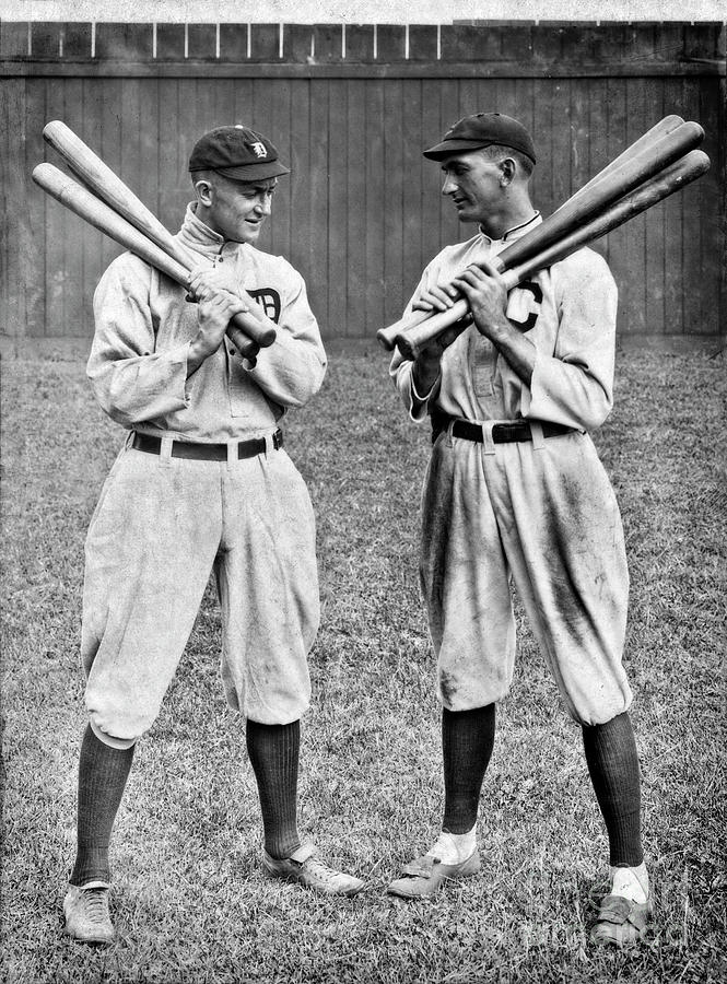 Shoeless Joe Jackson and Ty Cobb - circa 1913 by Doc Braham Shoeless Joe Jackson and Ty Cobb - circa 1913 by Doc Braham