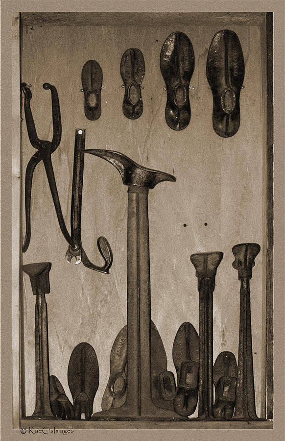 Shoemakers Tools Photograph by Kae Cheatham Shoemakers Tools Photograph by Kae Cheatham
