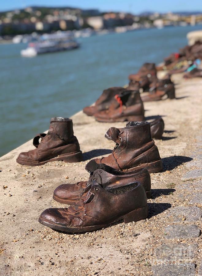Shoes on the Danube Photograph by Diana Rajala