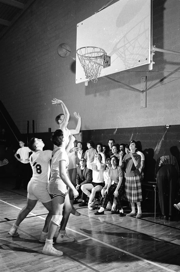 Shooting Hoops Photograph by Three Lions