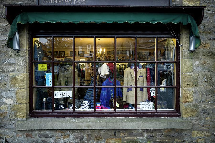Shop Window Of A Traditional English Photograph by Lluis Real - Fine ...