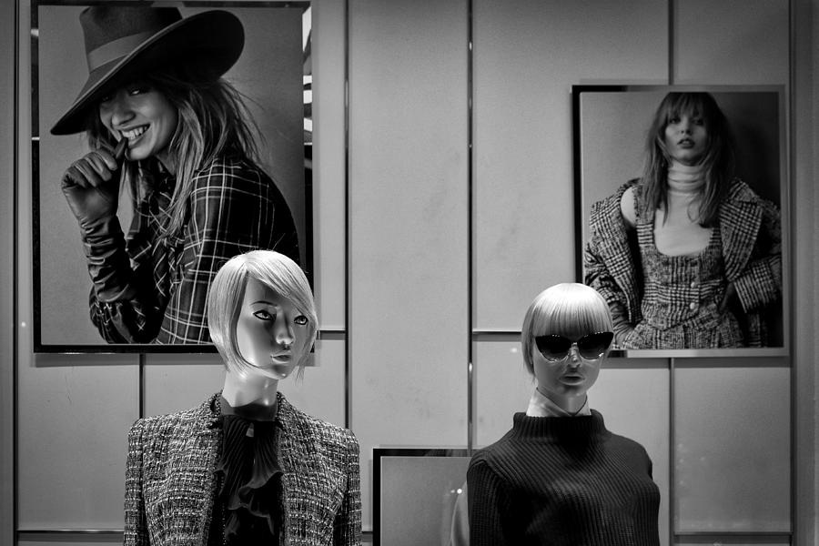 Mannequins Photograph - Shop Windows by Giuseppe Soffritti